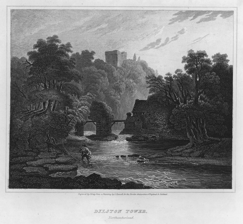 Dilston Tower, Northumberland von Luke (after) Clennell