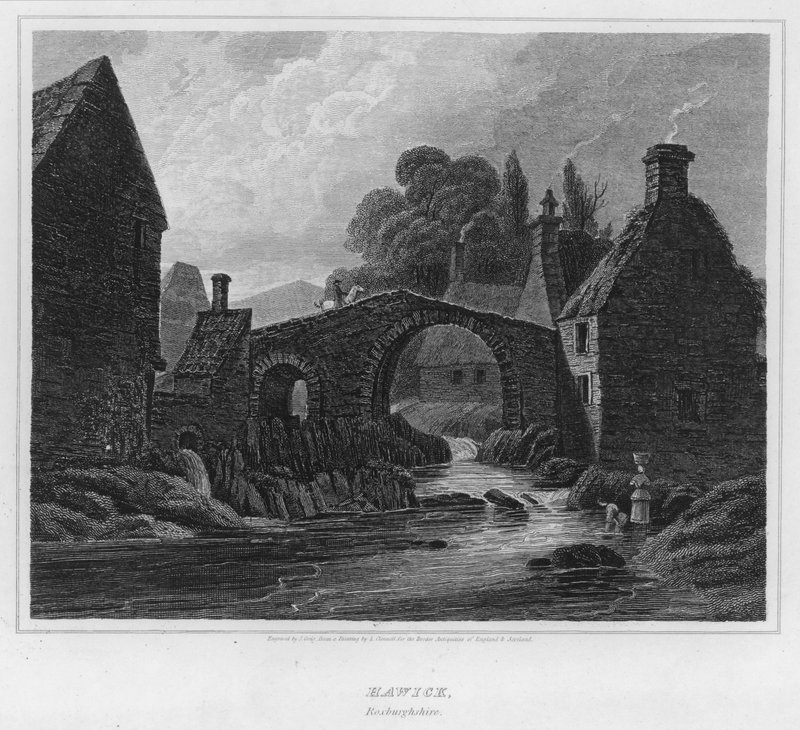 Hawick, Roxburghshire von Luke (after) Clennell