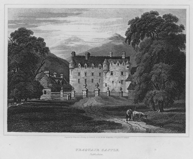 Traquair Castle, Peebleshire von Luke (after) Clennell