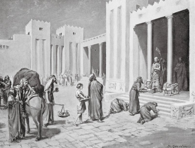 Ein hethitischer Prinz in Syrien von Margaret (after) Dovaston