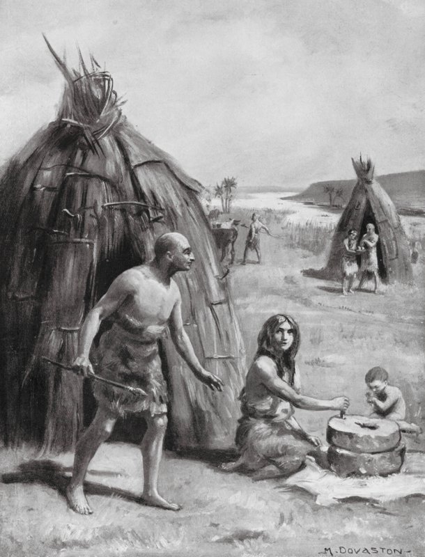 Eine primitive sumerische Siedlung von Margaret (after) Dovaston