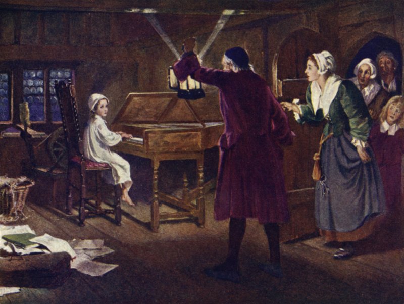 Das Kind Händel von Margaret Isabel Dicksee