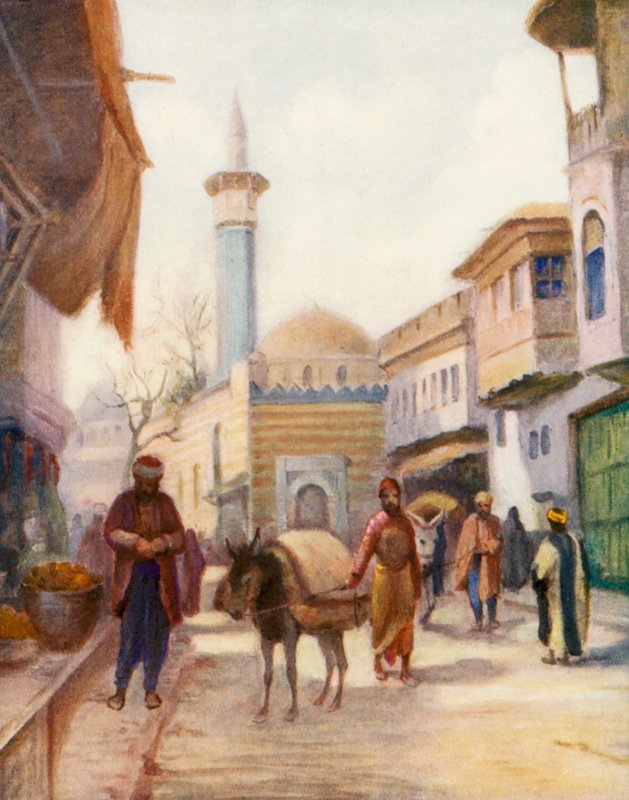 Die Dervishiyeh-Moschee, Damaskus von Margaret Thomas