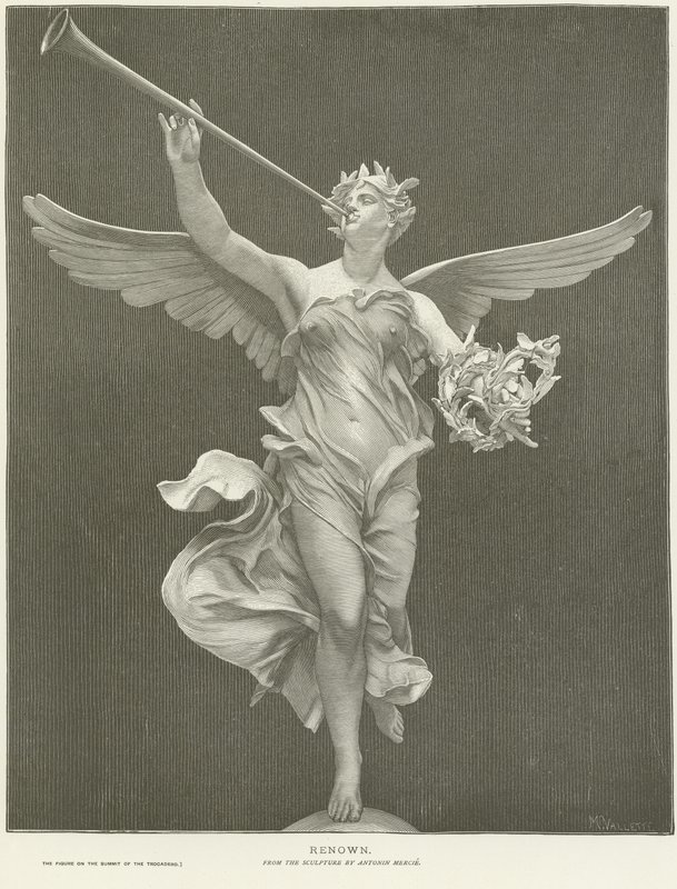 Allegorie des Ruhms von Marius Jean Antonin Mercie