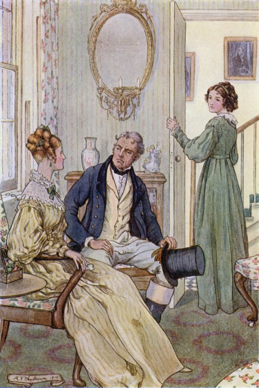 Illustration für Wives and Daughters von Mrs. Gaskell von Mary V. Wheelhouse