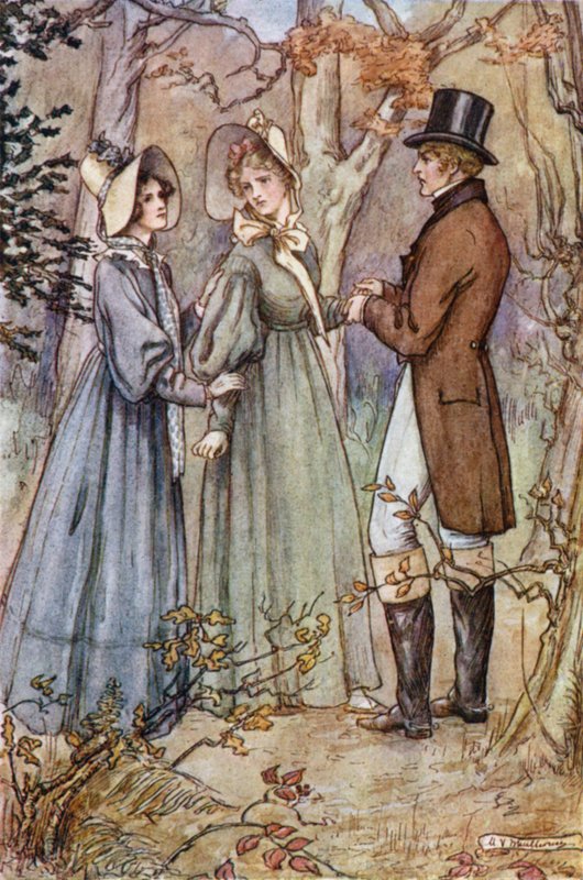 Illustration für Wives and Daughters von Mrs. Gaskell von Mary V. Wheelhouse