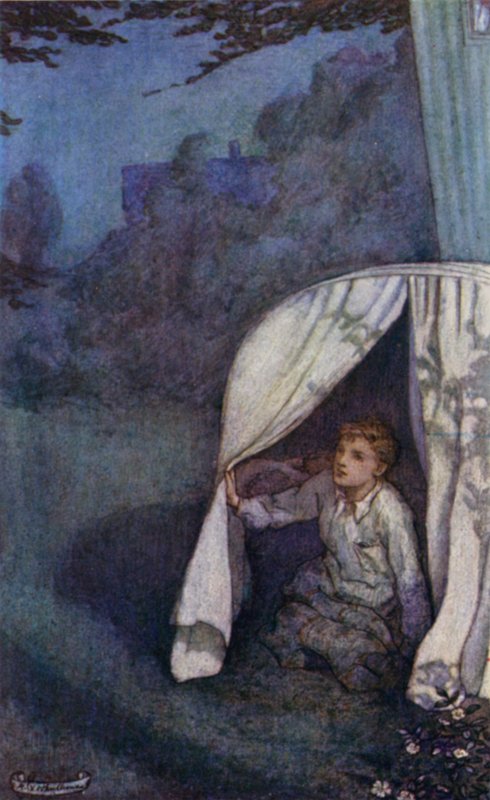Szene aus The Slowcoach, von Edward Verrall Lucas von Mary V. Wheelhouse