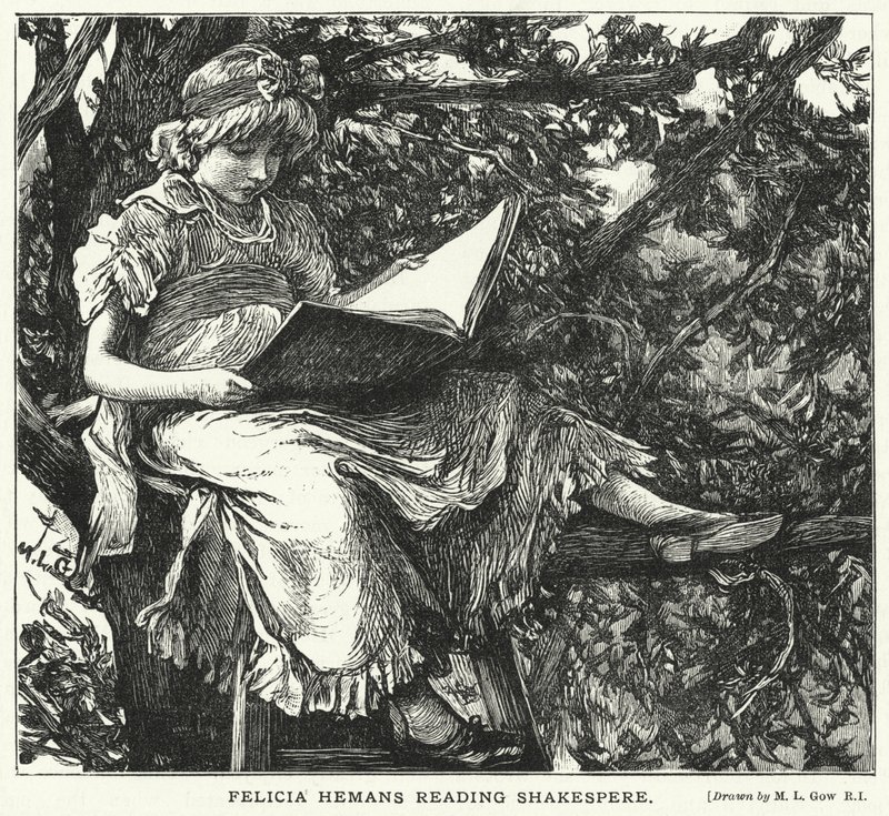 Felicia Hemans liest Shakespeare von Mary L. Gow