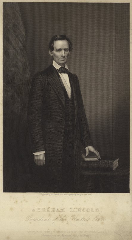 Porträt von Abraham Lincoln von Mathew B. Brady
