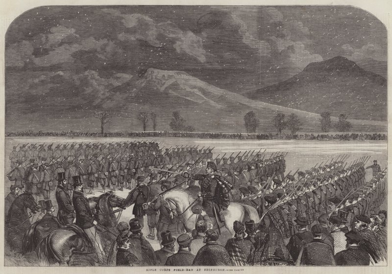 Feldtag des Schützenkorps in Edinburgh von Matthew Somerville Morgan