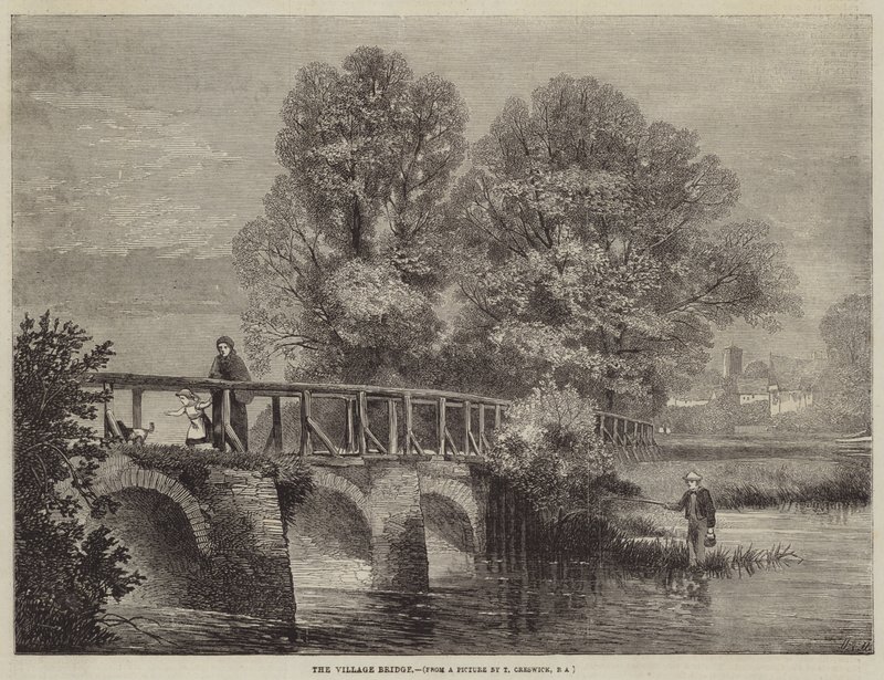 Die Dorfbrücke von Matthew Somerville Morgan