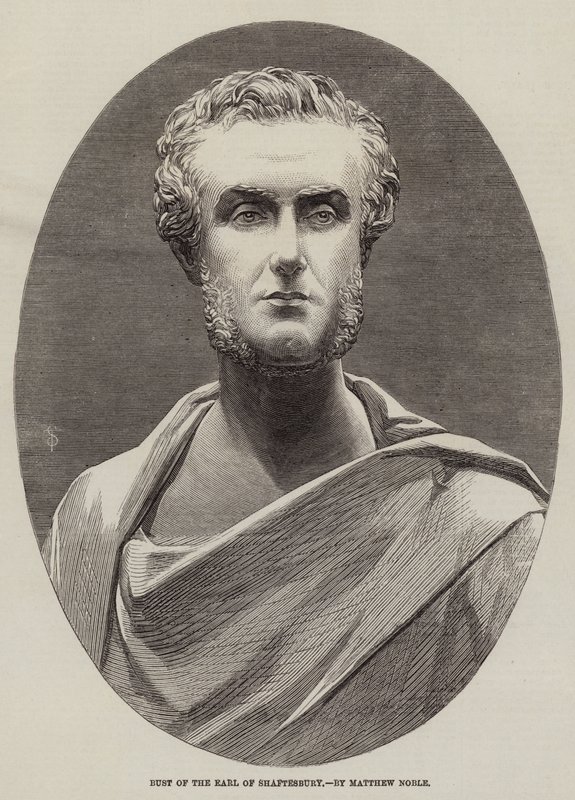 Büste des Earl of Shaftesbury von Matthew Noble