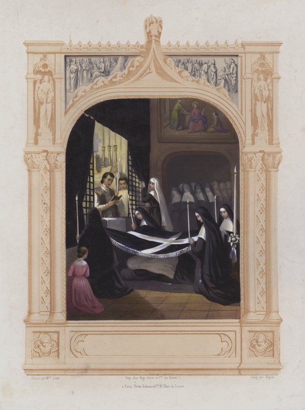 Eintritt in die heiligen Weihen von Maurice Leloir