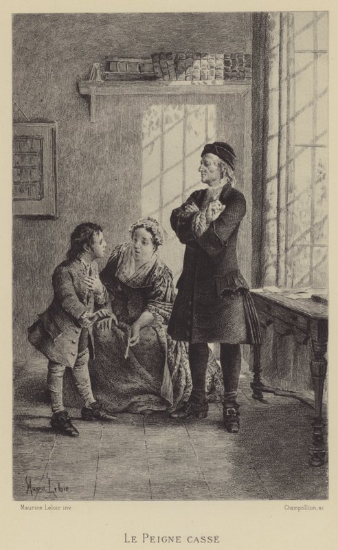 Der zerbrochene Kamm von Maurice Leloir