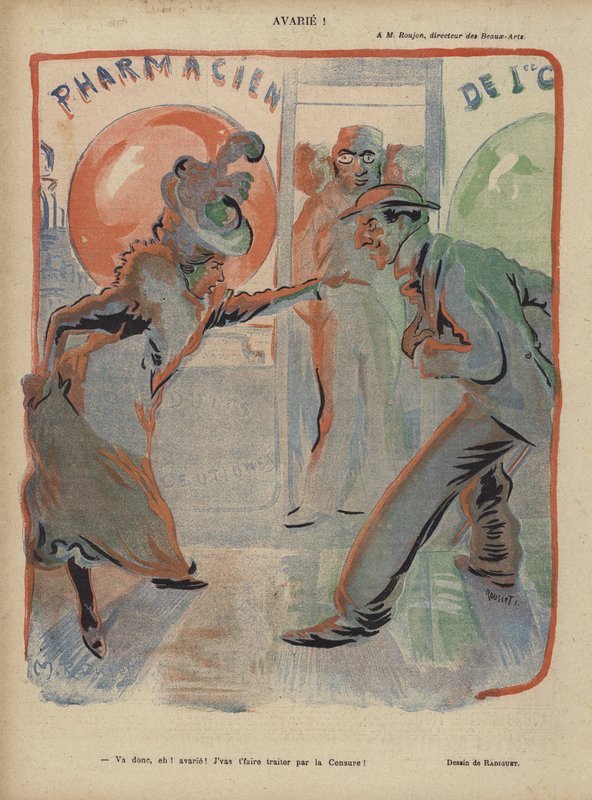 Illustration für Le Rire von Maurice Radiguet