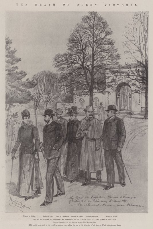 Der Tod von Königin Victoria von Melton Prior