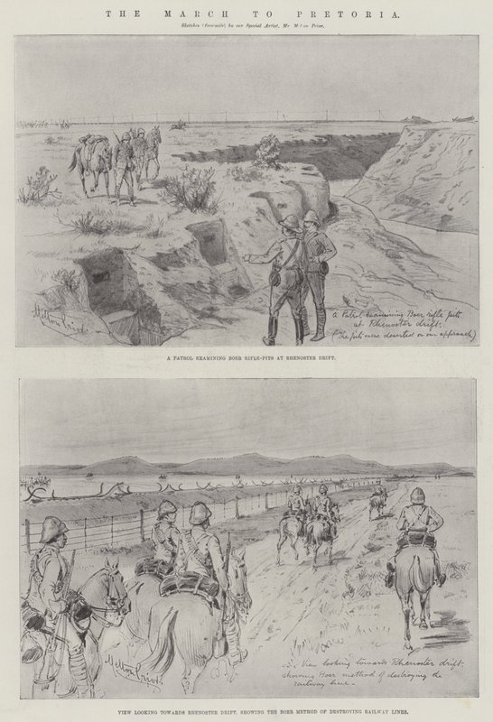 Der Marsch nach Pretoria von Melton Prior
