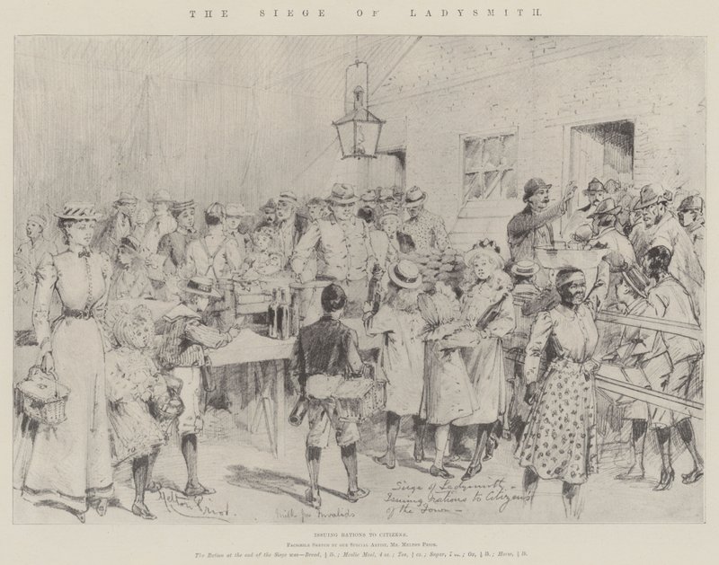 Die Belagerung von Ladysmith von Melton Prior