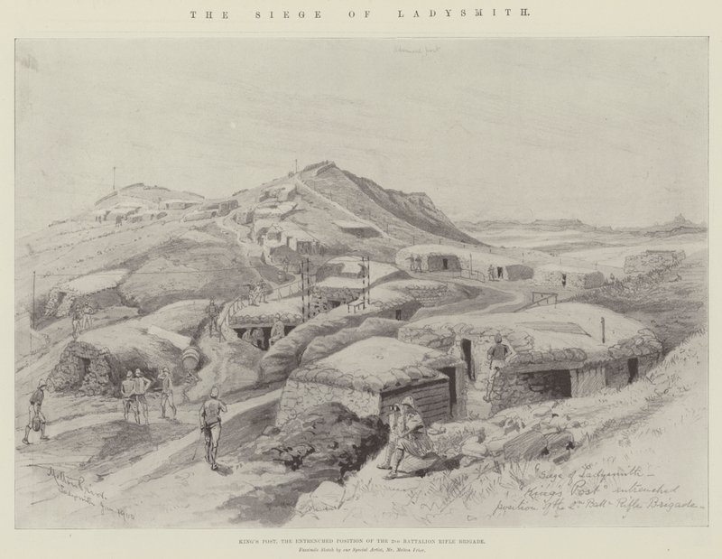 Die Belagerung von Ladysmith von Melton Prior