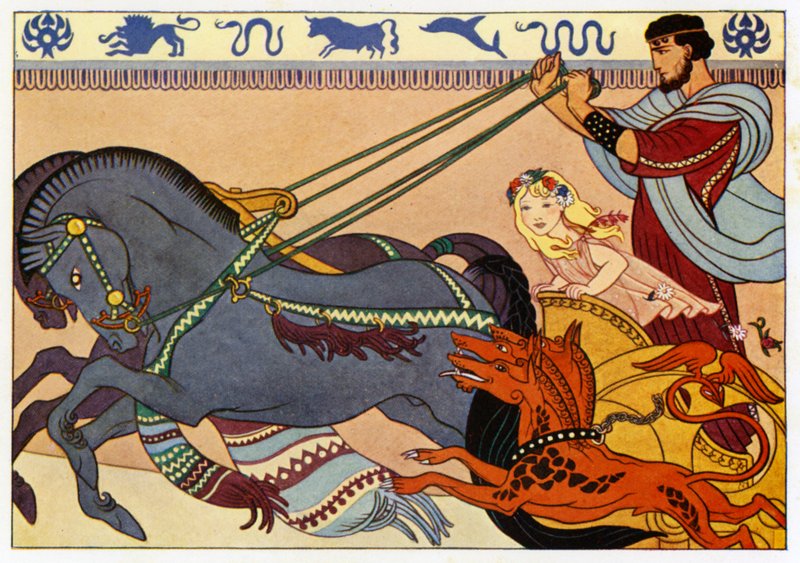 Pluto, Proserpina und Cerberus von Merlyn Mann
