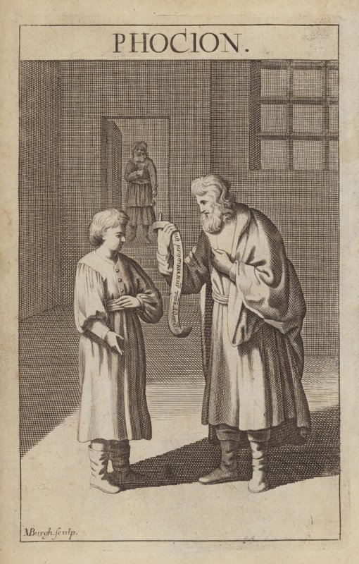 Phokion, athenischer Staatsmann und General von Michael Burghers