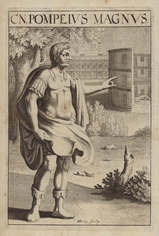 Pompeius der Große, römischer Staatsmann und Soldat von Michael Burghers