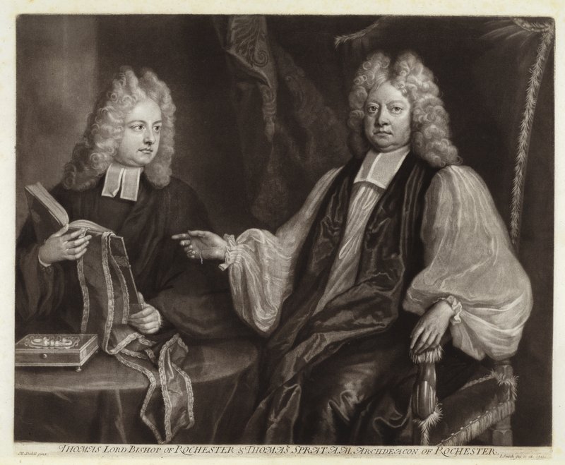Porträt von Thomas Sprat und Sohn von Michael Dahl