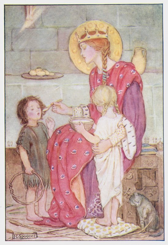 Heilige Margarete von Schottland von Minnie Didbin Spooner