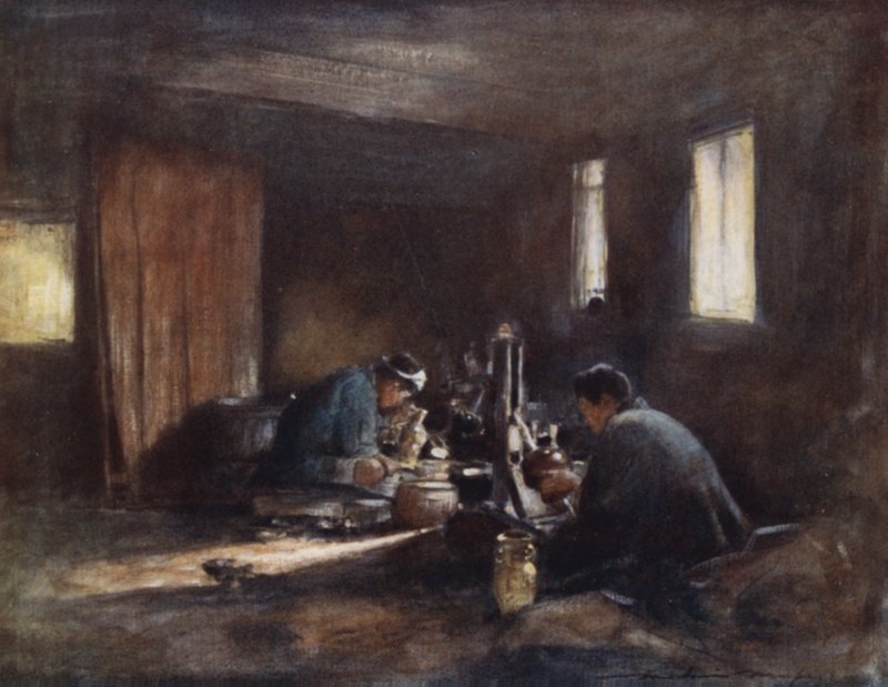Bronzearbeiter von Mortimer Ludington Menpes