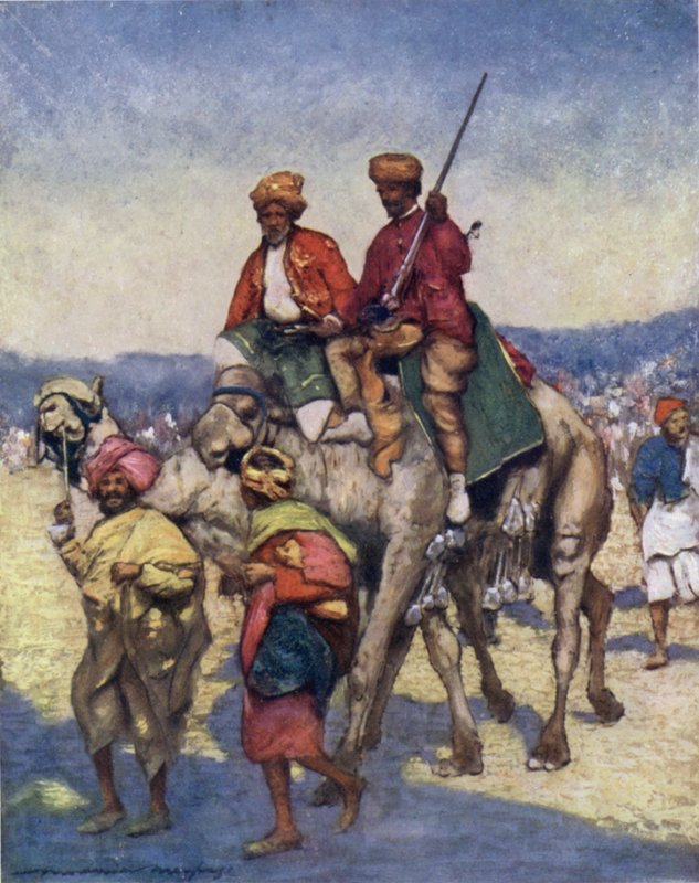 Kamele aus Mysore von Mortimer Ludington Menpes