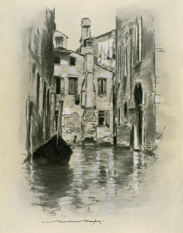 Straße in Venedig von Mortimer Ludington Menpes