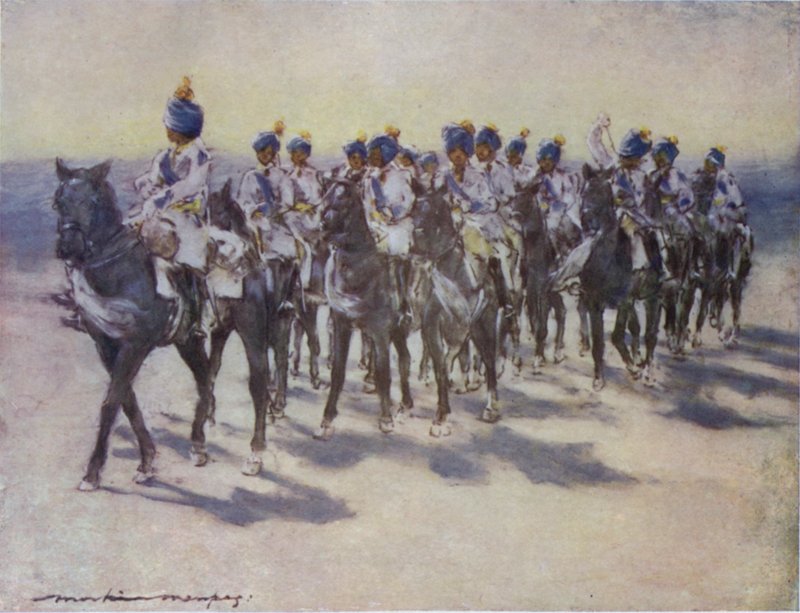 Die kaiserlichen Kadettenkorps beim Durbar von Mortimer Ludington Menpes