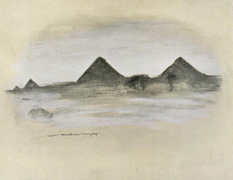 Die Pyramiden von Mortimer Ludington Menpes