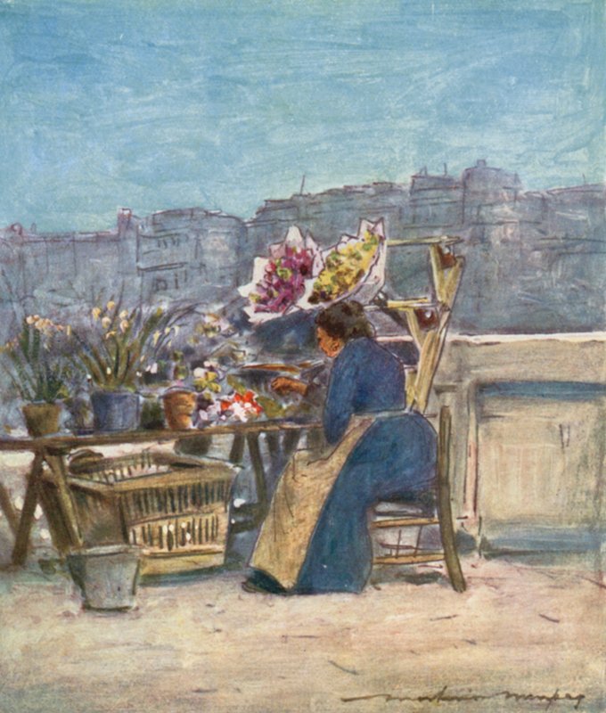 Ein Blumenstand von Mortimer Ludington Menpes