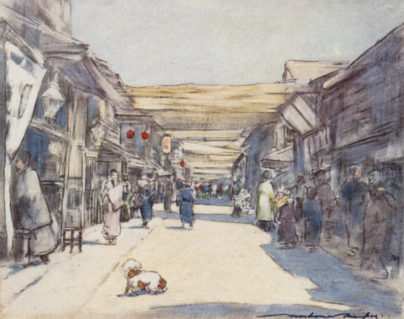 Geißblattstraße von Mortimer Ludington Menpes