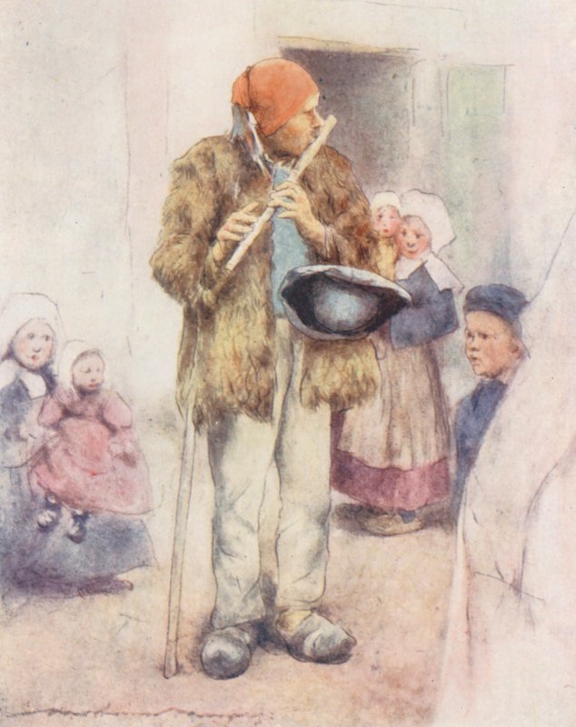 Der blinde Dudelsackspieler von Mortimer Ludington Menpes