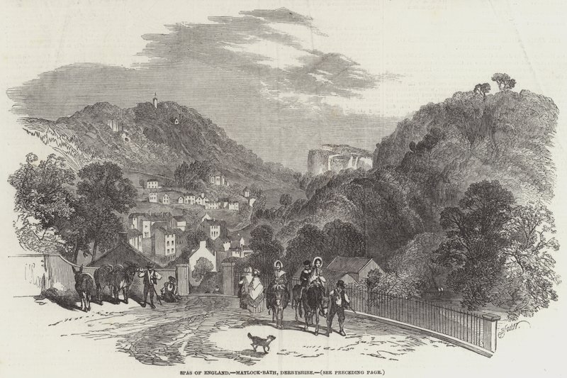 Kurorte Englands, Matlock-Bath, Derbyshire von Myles Birket Foster