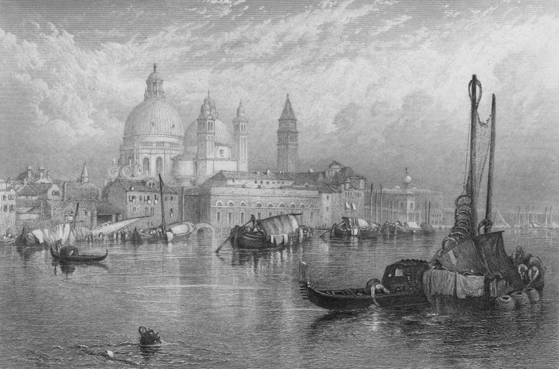 Venedig (Gravur) von Myles Birket (after) Foster