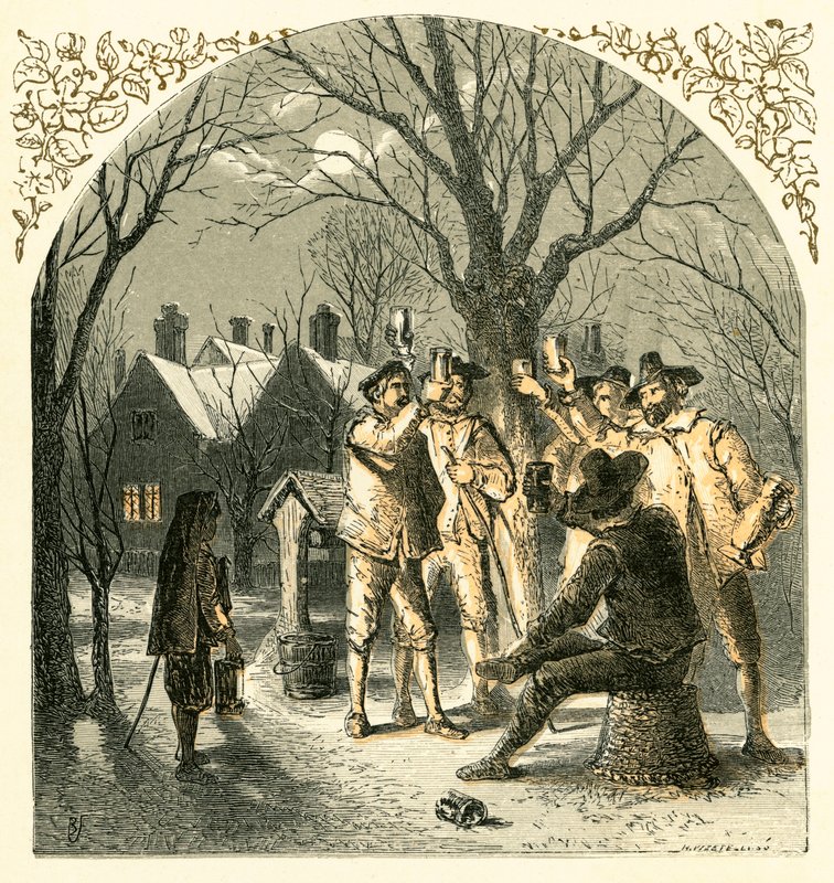 Weihnachtsfeier von Myles Birket Foster