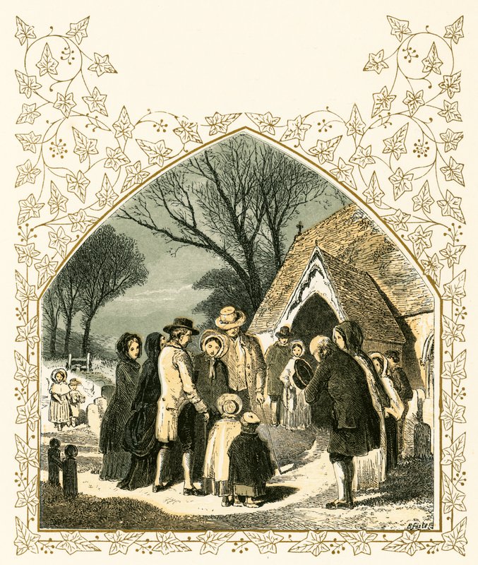 Weihnachtsmorgen von Myles Birket Foster