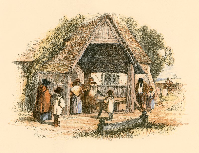Die Dorfkirche von Myles Birket Foster