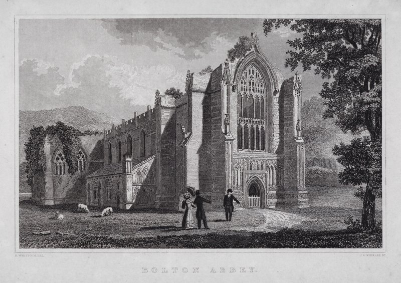 Bolton Abbey von Nathaniel (after) Whittock