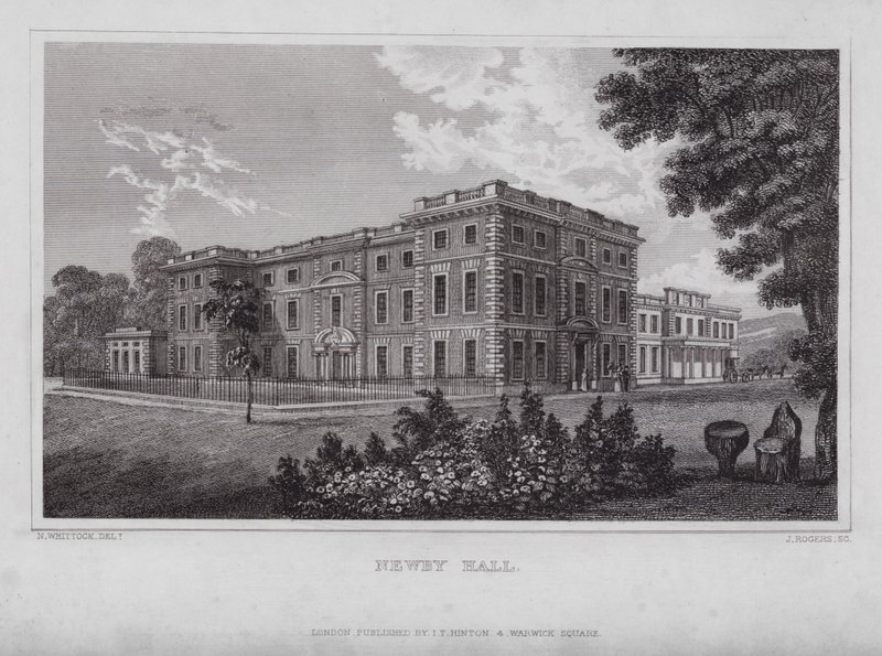 Newby Hall von Nathaniel (after) Whittock