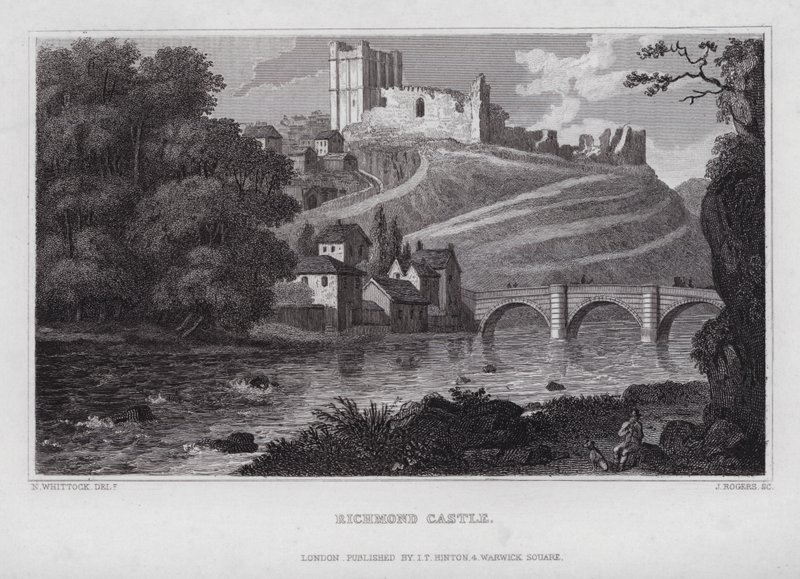 Richmond Castle von Nathaniel (after) Whittock