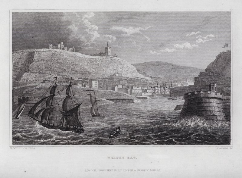 Whitby Bay von Nathaniel (after) Whittock