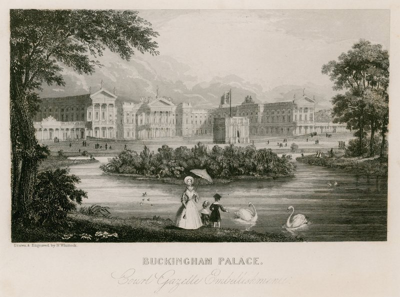 Buckingham Palace von Nathaniel Whittock