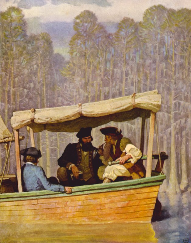 Kapitän Flood von Newell Convers Wyeth
