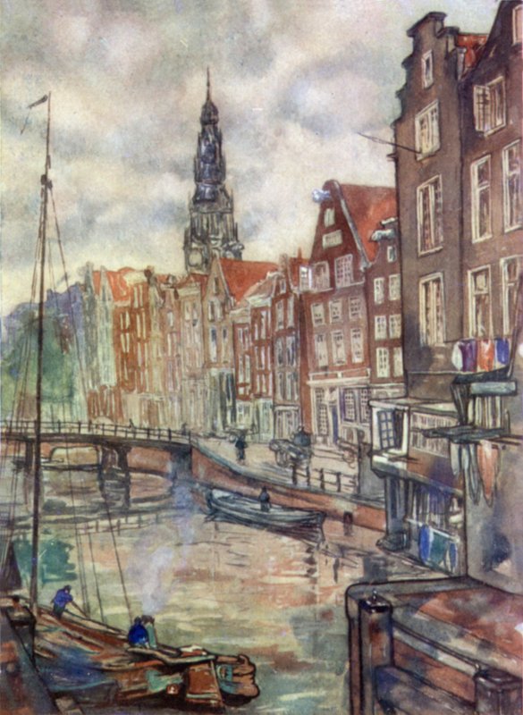 Oudezijdsch, Voorburgwal, Amsterdam von Nico Jungman