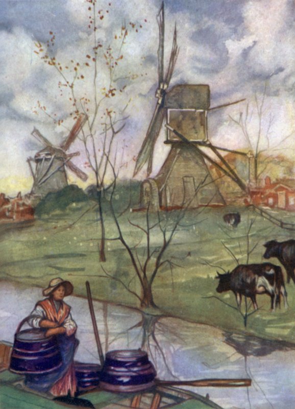 Die kleine Wassermühle von Nico Jungman