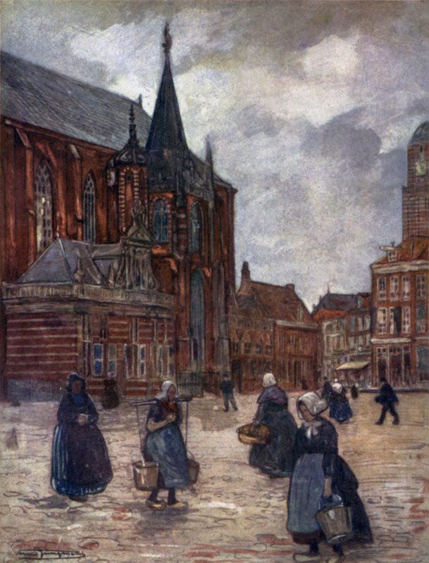 Der Marktplatz, Breda von Nico Jungman